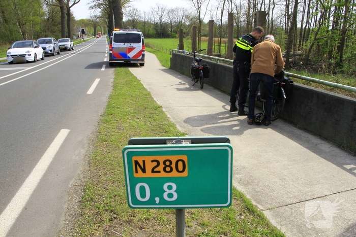 Fietser raakt gewond bij eenzijdig ongeval