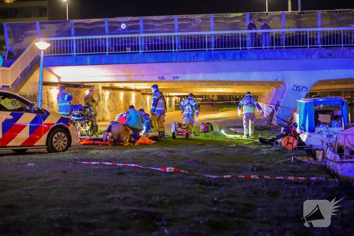 Persoon te water gereanimeerd