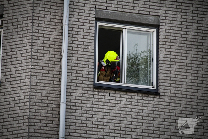 Brand in woning snel geblust