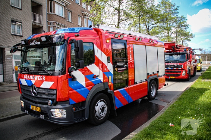 Brand in woning snel geblust