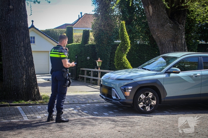 Ongeval tussen auto en motorscooter