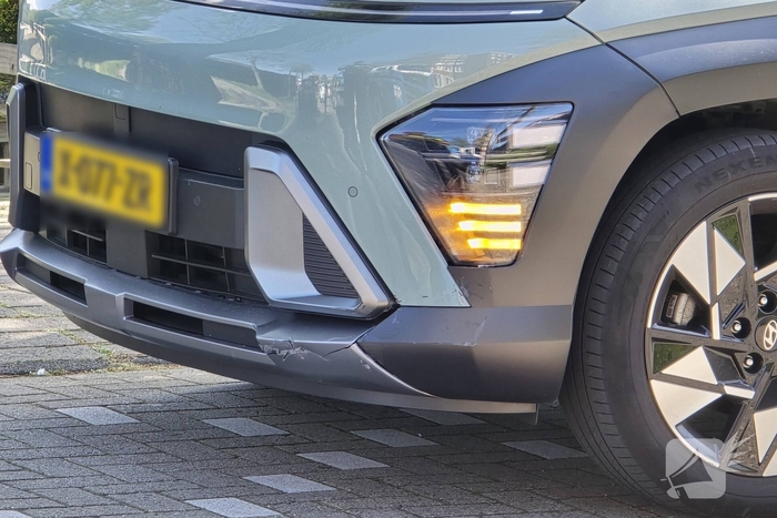 Ongeval tussen auto en motorscooter