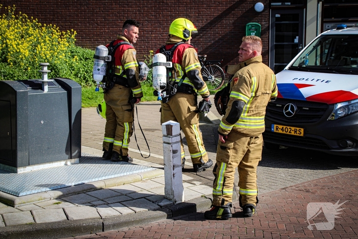 Brand in supermarkt veroorzaakt rookontwikkeling