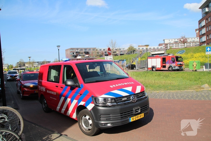 Brand in supermarkt veroorzaakt rookontwikkeling