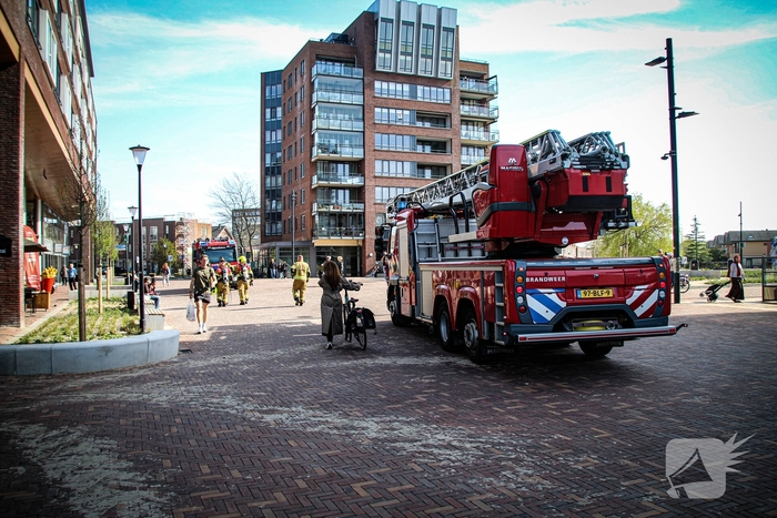 Brand in supermarkt veroorzaakt rookontwikkeling