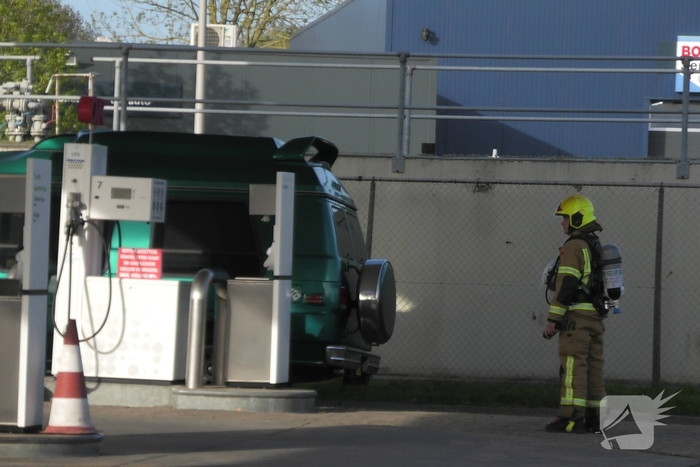 Gaslekkage bij vernieuwd tankstation