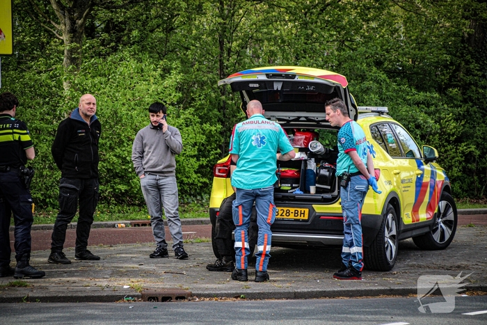 Ongeval tussen scooterrijder en automobilist