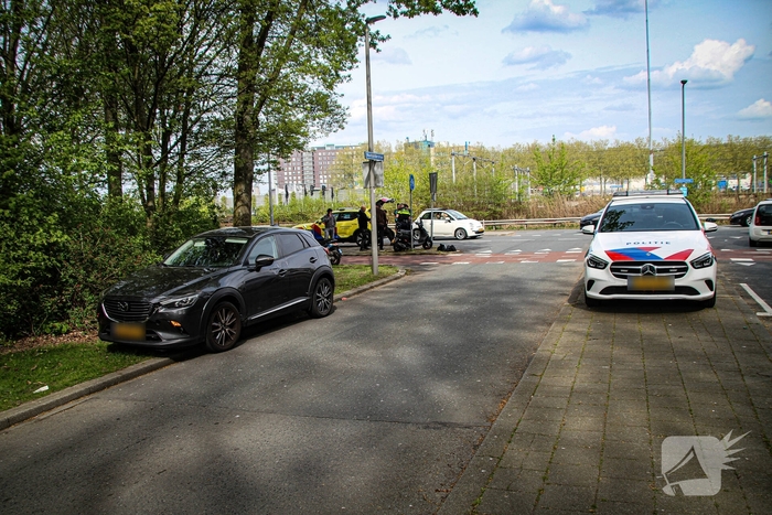 Ongeval tussen scooterrijder en automobilist