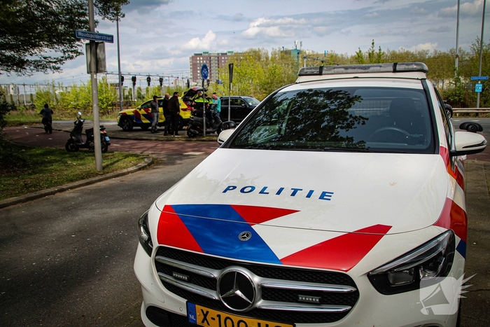 Ongeval tussen scooterrijder en automobilist