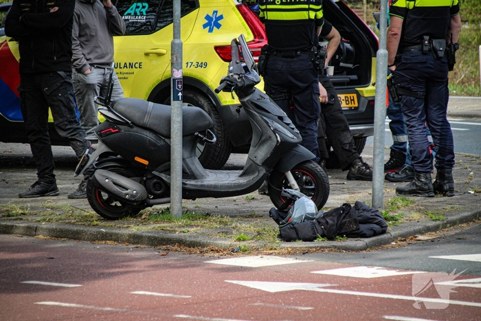 Ongeval tussen scooterrijder en automobilist