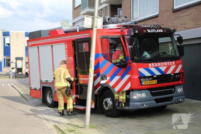 Brand door kortsluiting in appartementencomplex