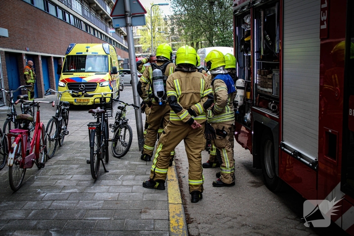 Woningbrand door pannetje met olie