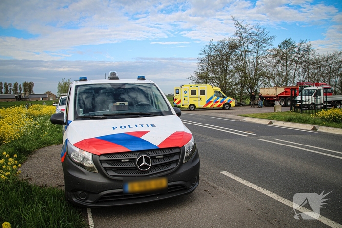 Scooterrijder komt ten val in ongeval