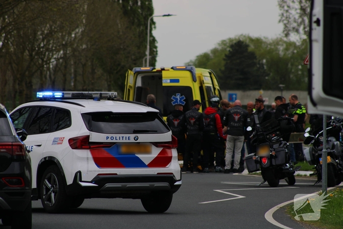 Motorrijder met spoed naar ziekenhuis na valpartij