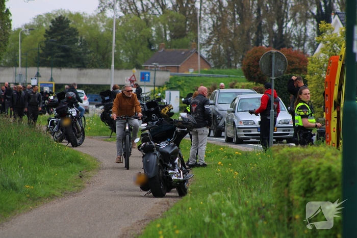 Motorrijder met spoed naar ziekenhuis na valpartij