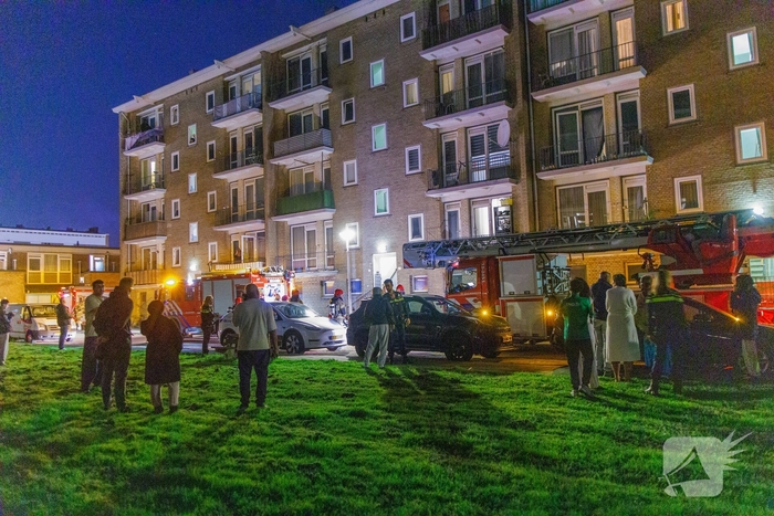 Branduitbraak in woning zonder gewonden