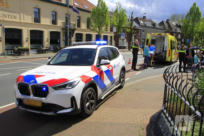 Fietser gewond na aanrijding met auto