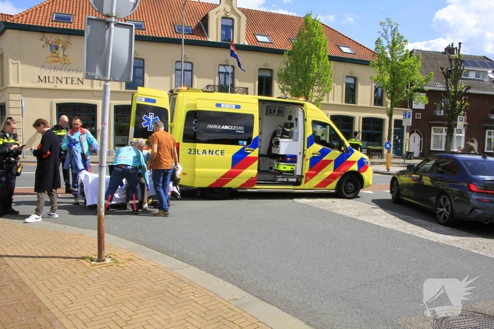 Fietser gewond na aanrijding met auto