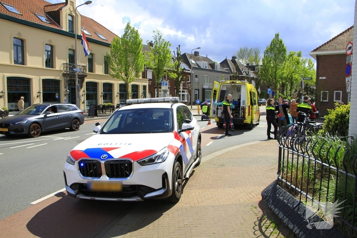 Fietser gewond na aanrijding met auto