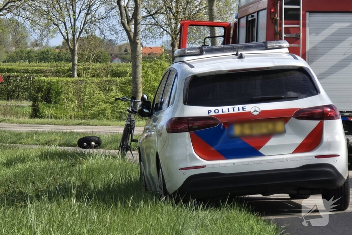 Motorrijder zwaargewond na eenzijdig ongeval