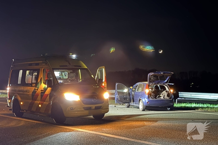 Ongeval met gewonde op snelweg