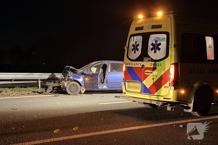 Ongeval met gewonde op snelweg