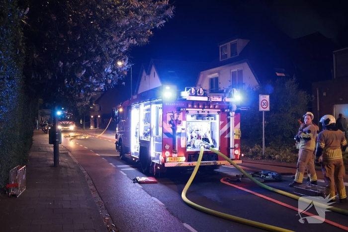 Grote brand verwoest opslagschuur