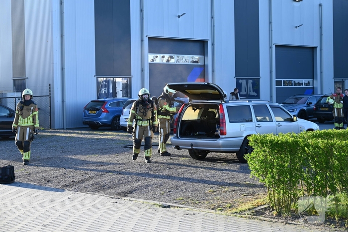 Brand in auto leidt tot snelle hulpverlening