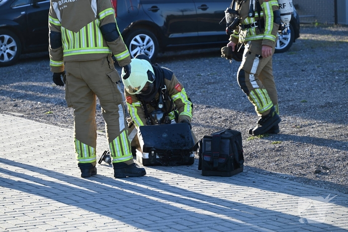 Brand in auto leidt tot snelle hulpverlening