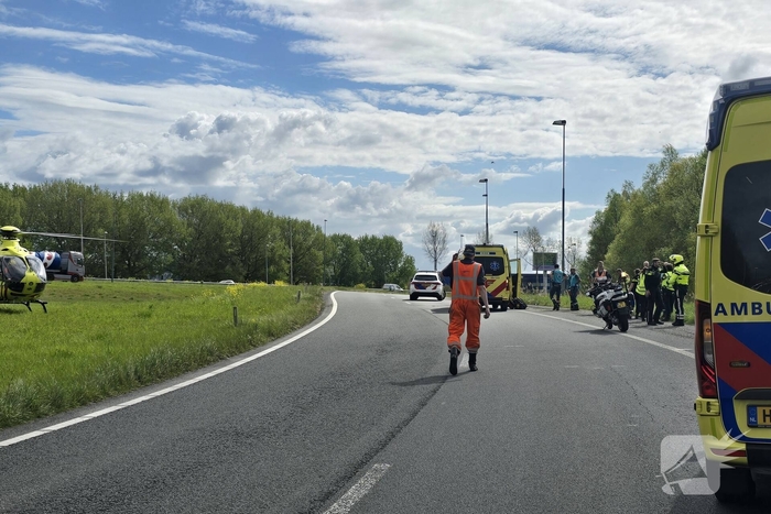 Ernstig ongeval met camper laat twee gewonden achter