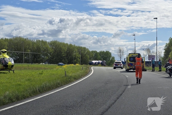 Ernstig ongeval met camper laat twee gewonden achter