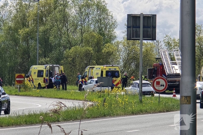 Ernstig ongeval met camper laat twee gewonden achter