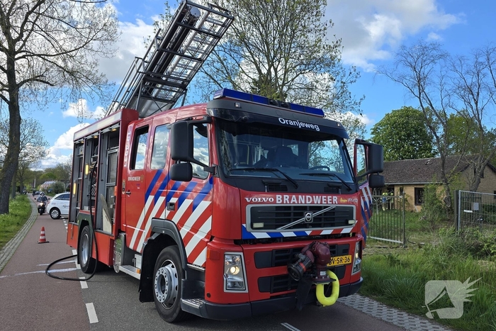 Brand in leegstaande woning snel onder controle