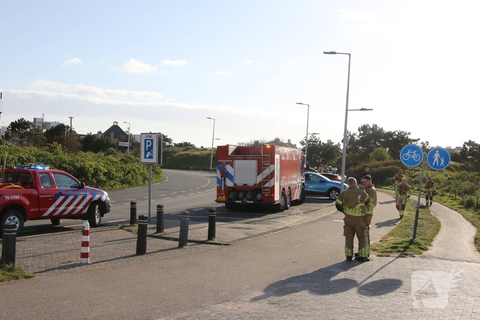 Brand in duinen door dronken persoon