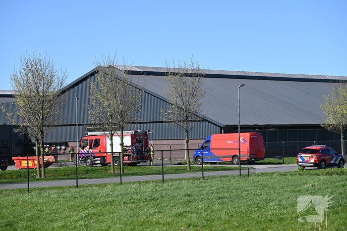 Brand in technische ruimte bij agrarisch bedrijf