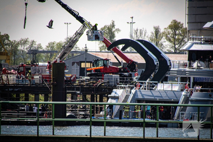 Ongeval op jachtschip leidt tot ziekenhuisopname