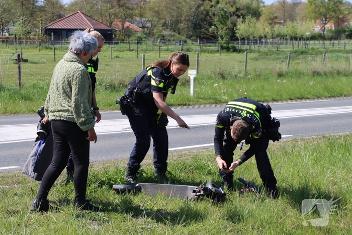 Ongeval met elektrische step en auto