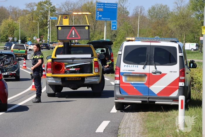 Ongeval met elektrische step en auto