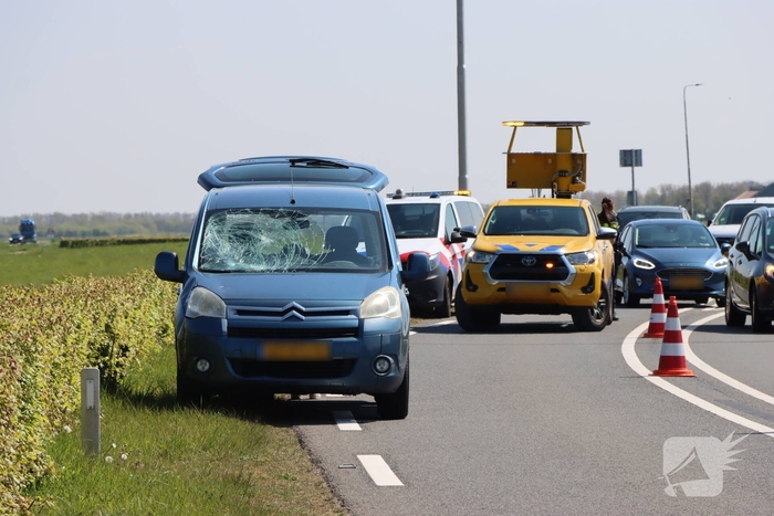 Ongeval met elektrische step en auto