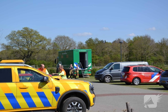 Heidebrand op terrein van Defensie