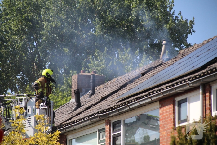 Zolderbrand veroorzaakt flinke schade