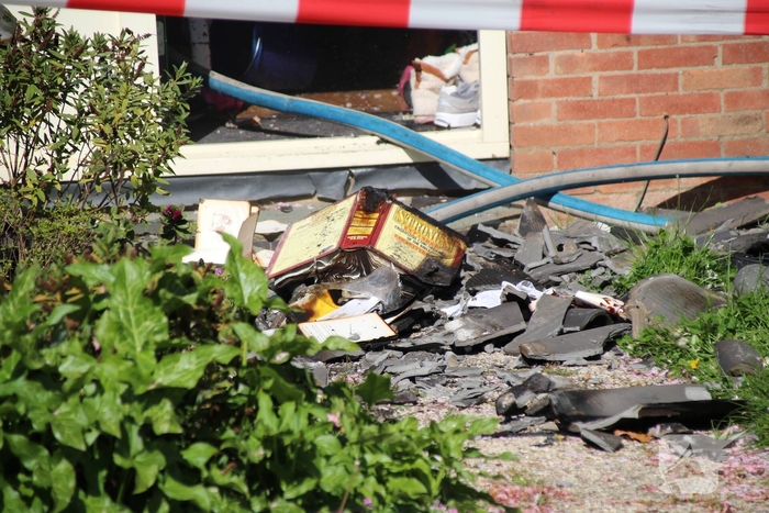 Zolderbrand veroorzaakt flinke schade