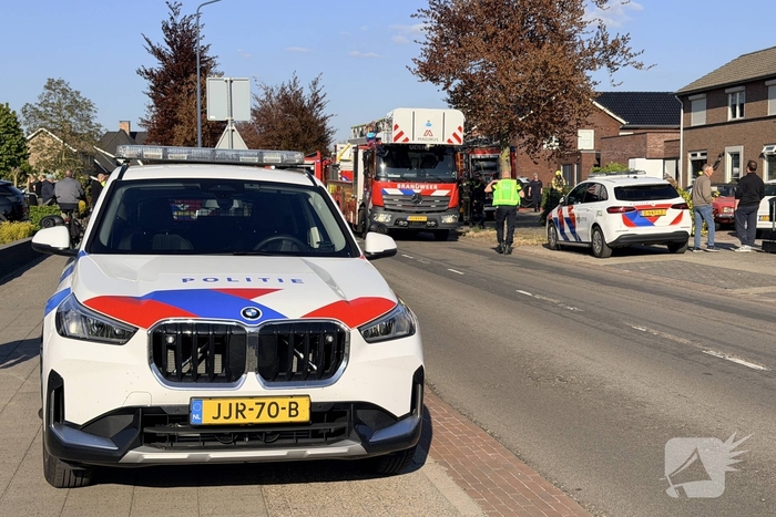 Woningbrand leidt tot afsluiting van straat