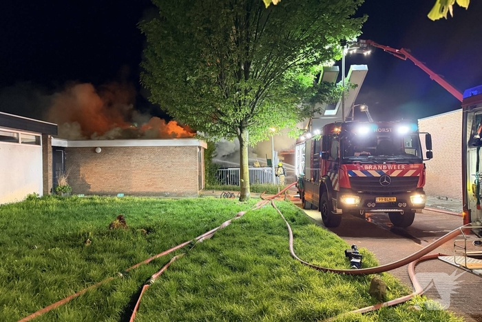 Brand in winkel leidt tot grote brandweerinzet