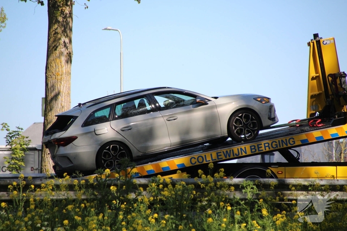 Zware aanrijding zorgt voor file op snelweg