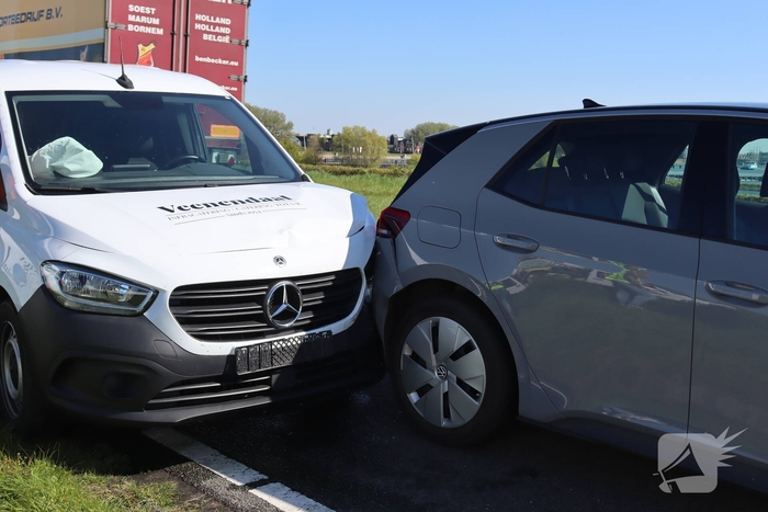 Kopstaartaanrijding zonder gewonden