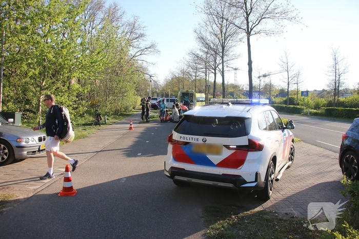 Fietser ernstig gewond bij aanrijding met wielrenner