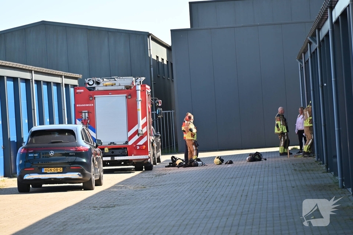 Brand in opslagruimte leidt tot inzet van brandweervoertuigen