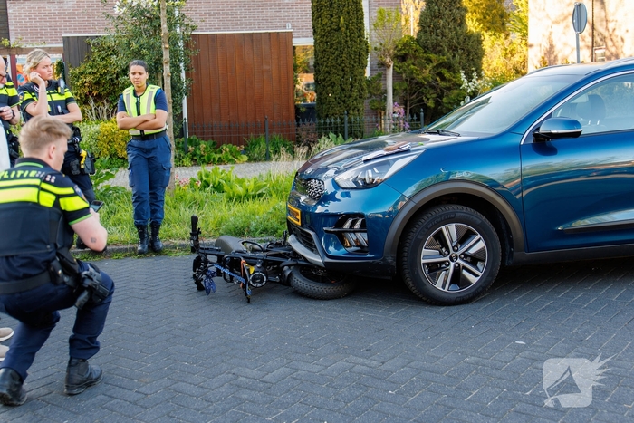 Fatbike berijder gewond bij aanrijding met auto