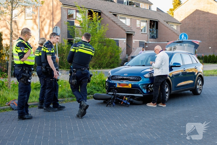 Fatbike berijder gewond bij aanrijding met auto